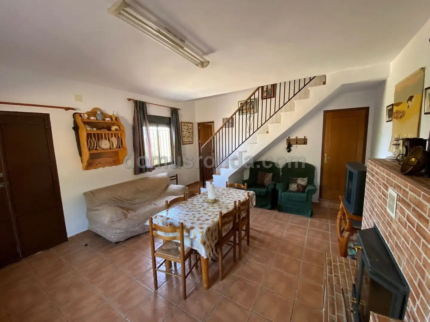 Sala de estar de Finca rústica en venta en Cuevas del Becerro con Amueblado