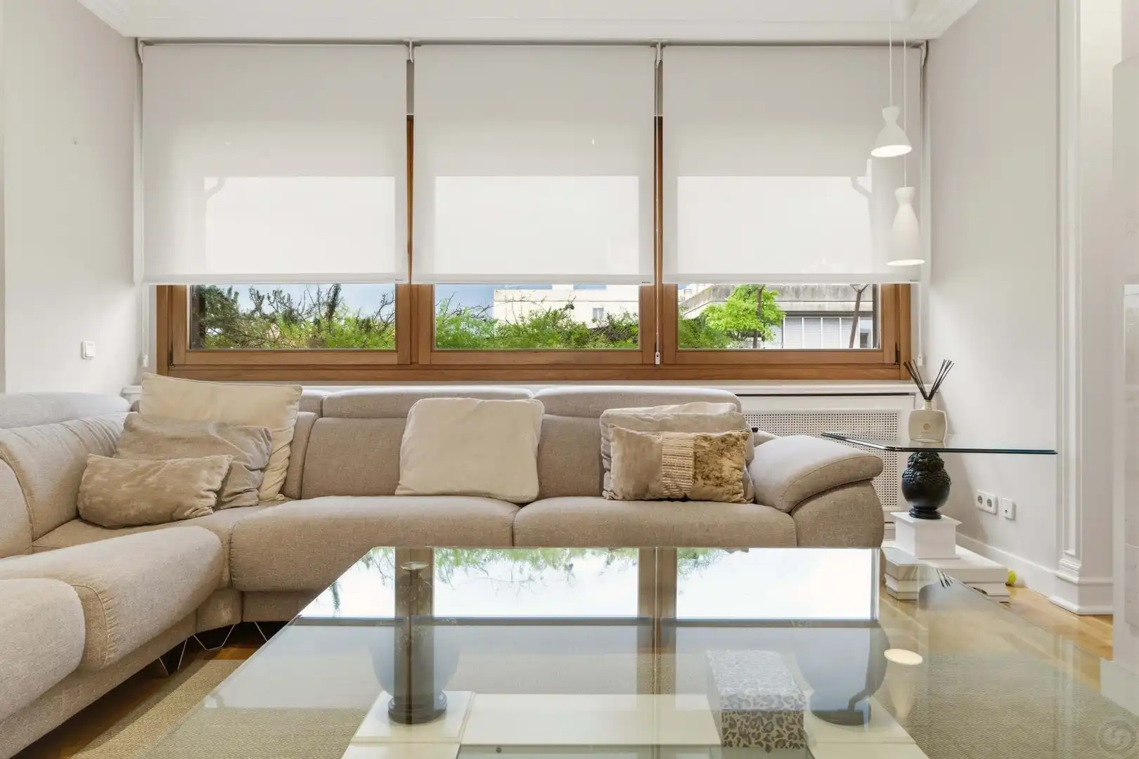 Living room of Duplexes for sale in Girona  with Air Conditioner, Heating and Terrace