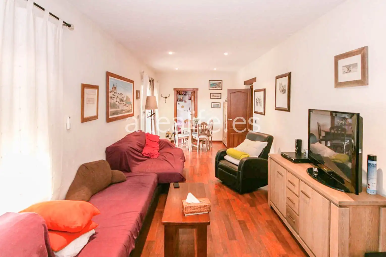 Wohnzimmer von Haus oder Chalet zum Verkauf in Altea mit Klimaanlage, Privatgarten und Terrasse
