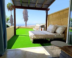 Terrace of Duplex to rent in Adeje  with Terrace, Swimming Pool and Furnished
