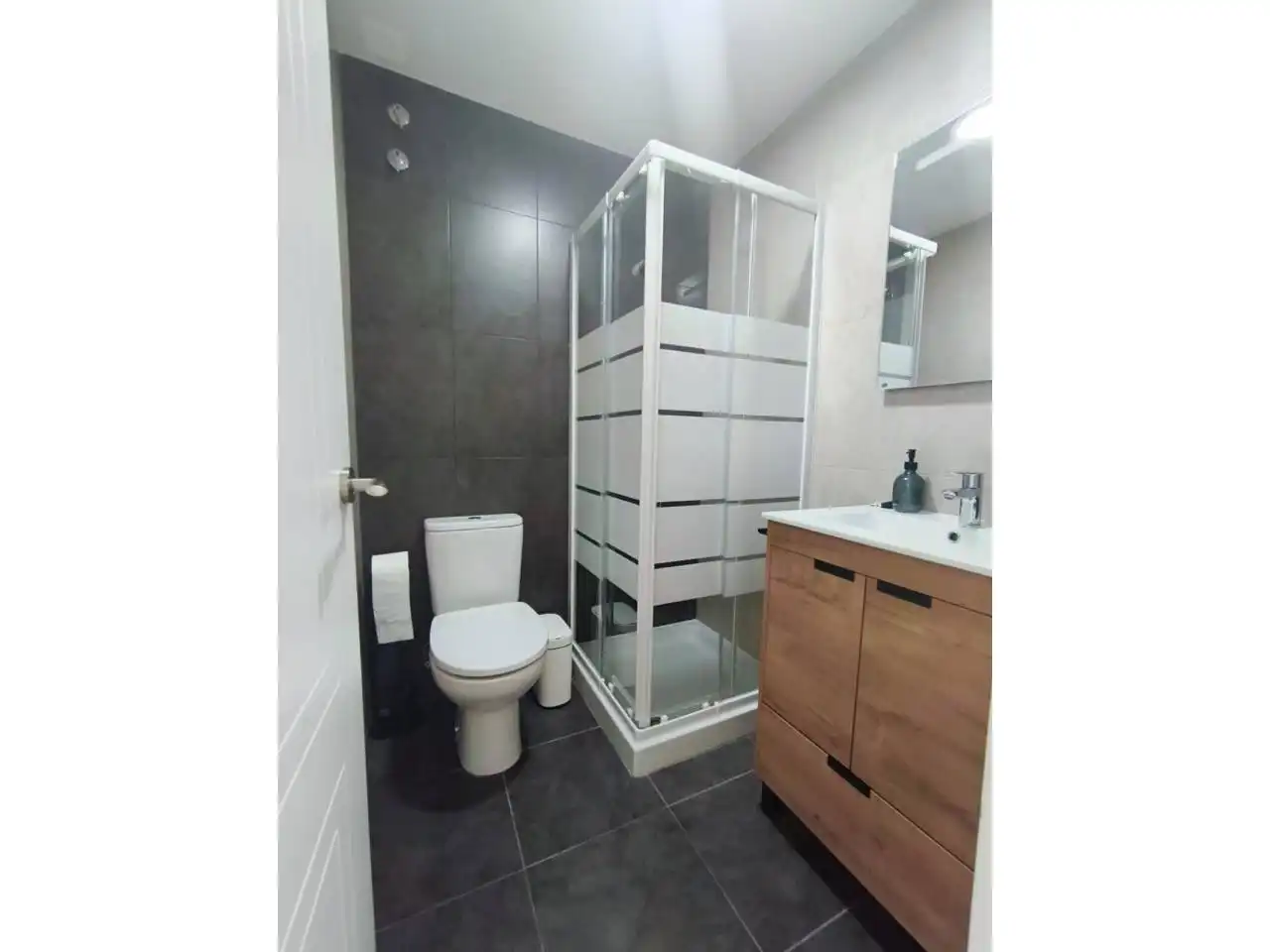 Bathroom of Flat for sale in Balanegra  with Air Conditioner, Heating and Community pool