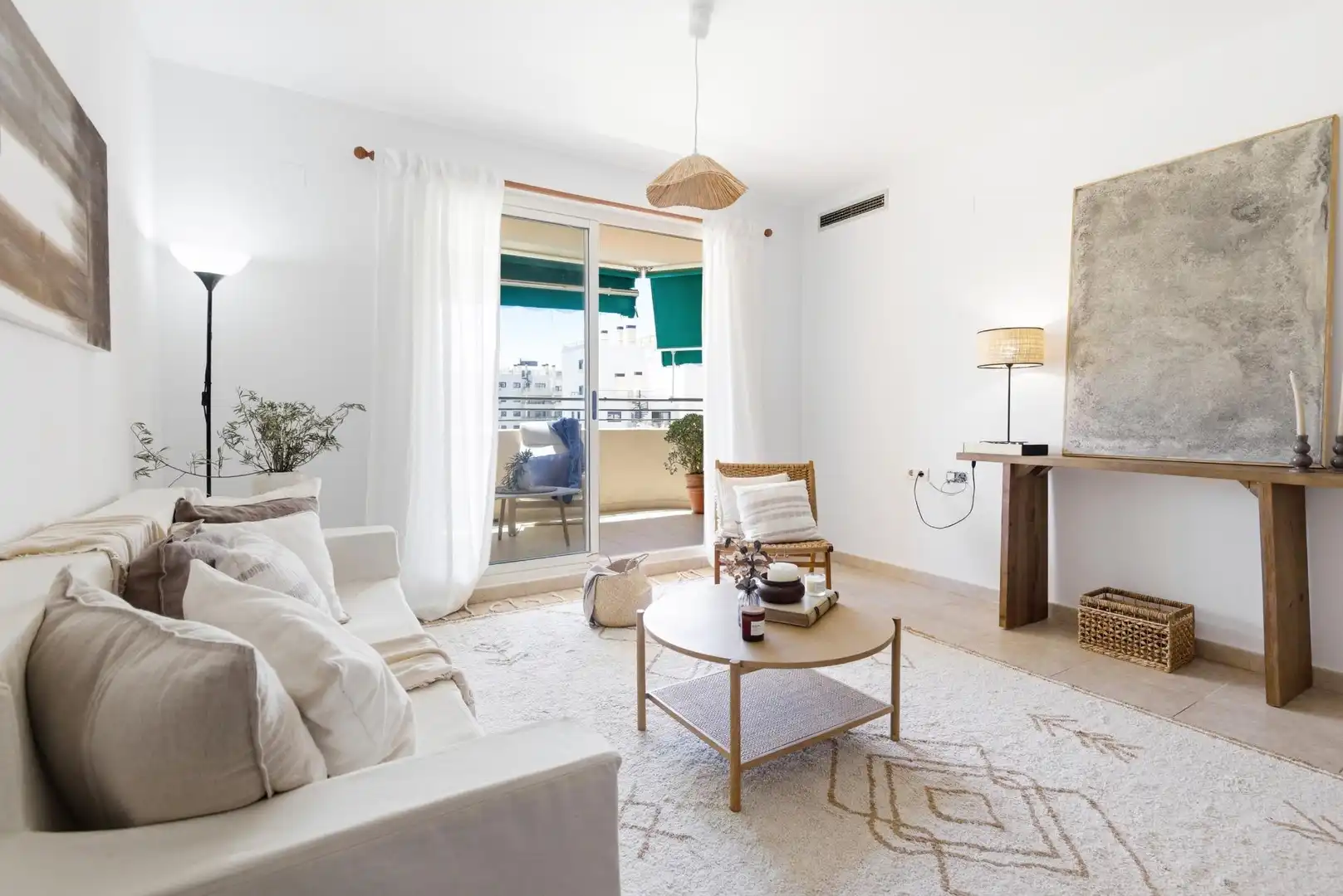 Living room of Apartments for sale in La Pobla de Farnals  with Air Conditioner, Heating and Private garden