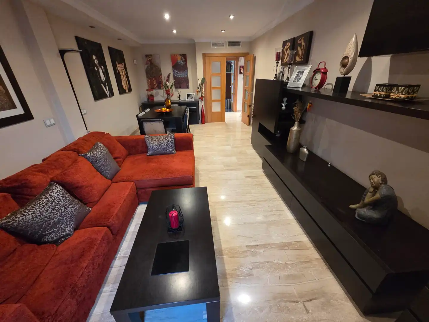 Sala d'estar de Pis en venda en Algeciras amb Aire condicionat i Terrassa