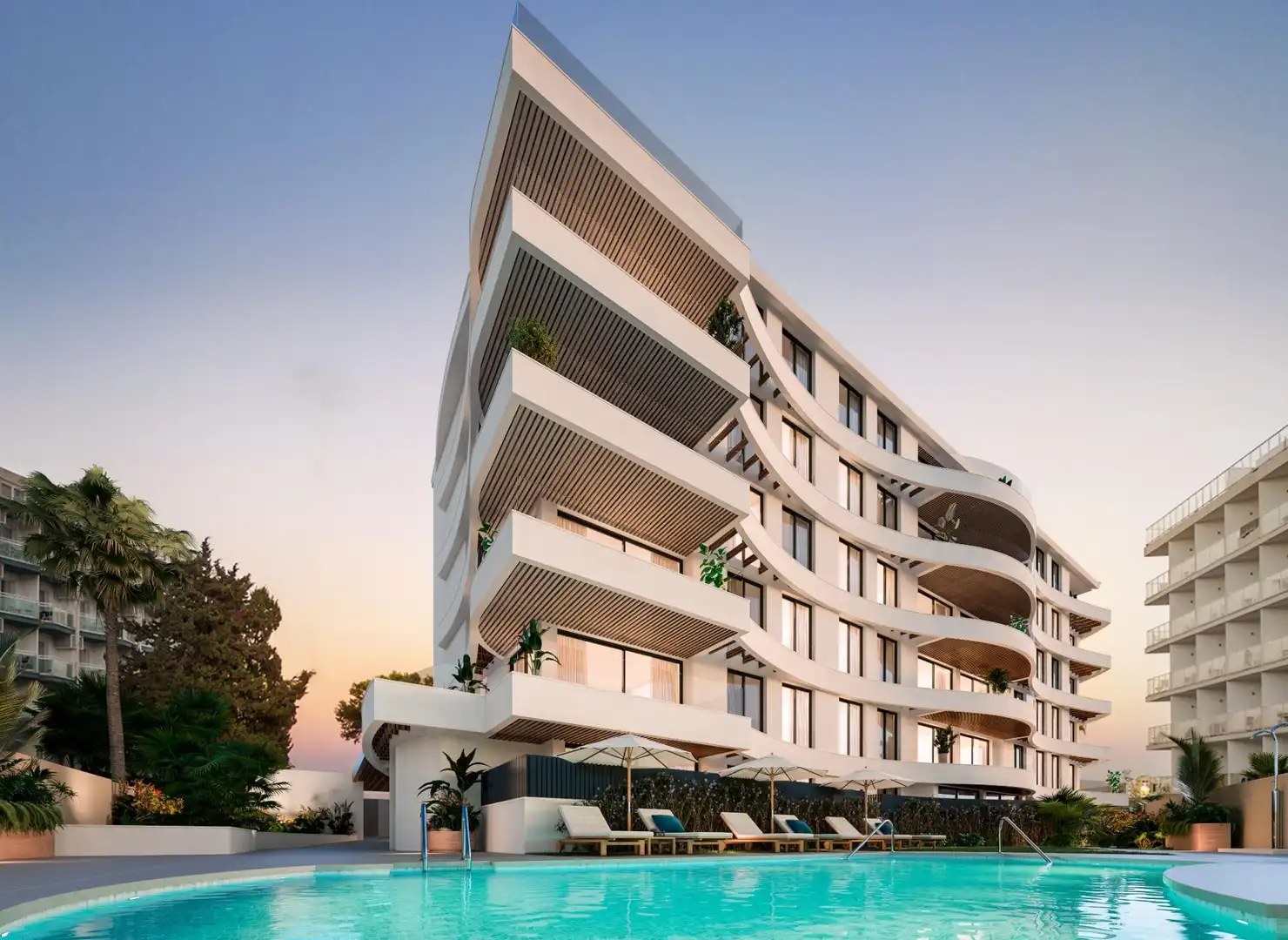 Penthouse with terrace for sale in Puerto Marina