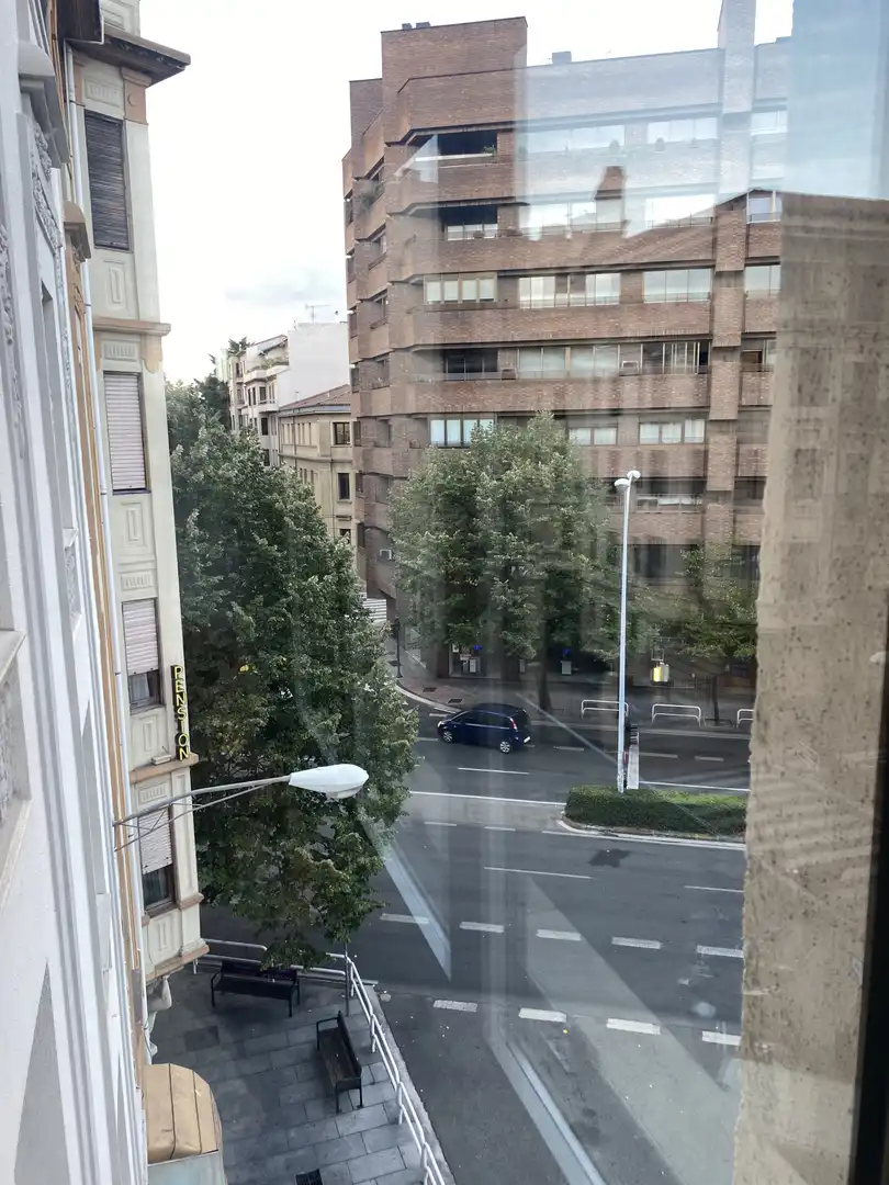 Exterior view of Flat for sale in  Pamplona / Iruña  with Balcony