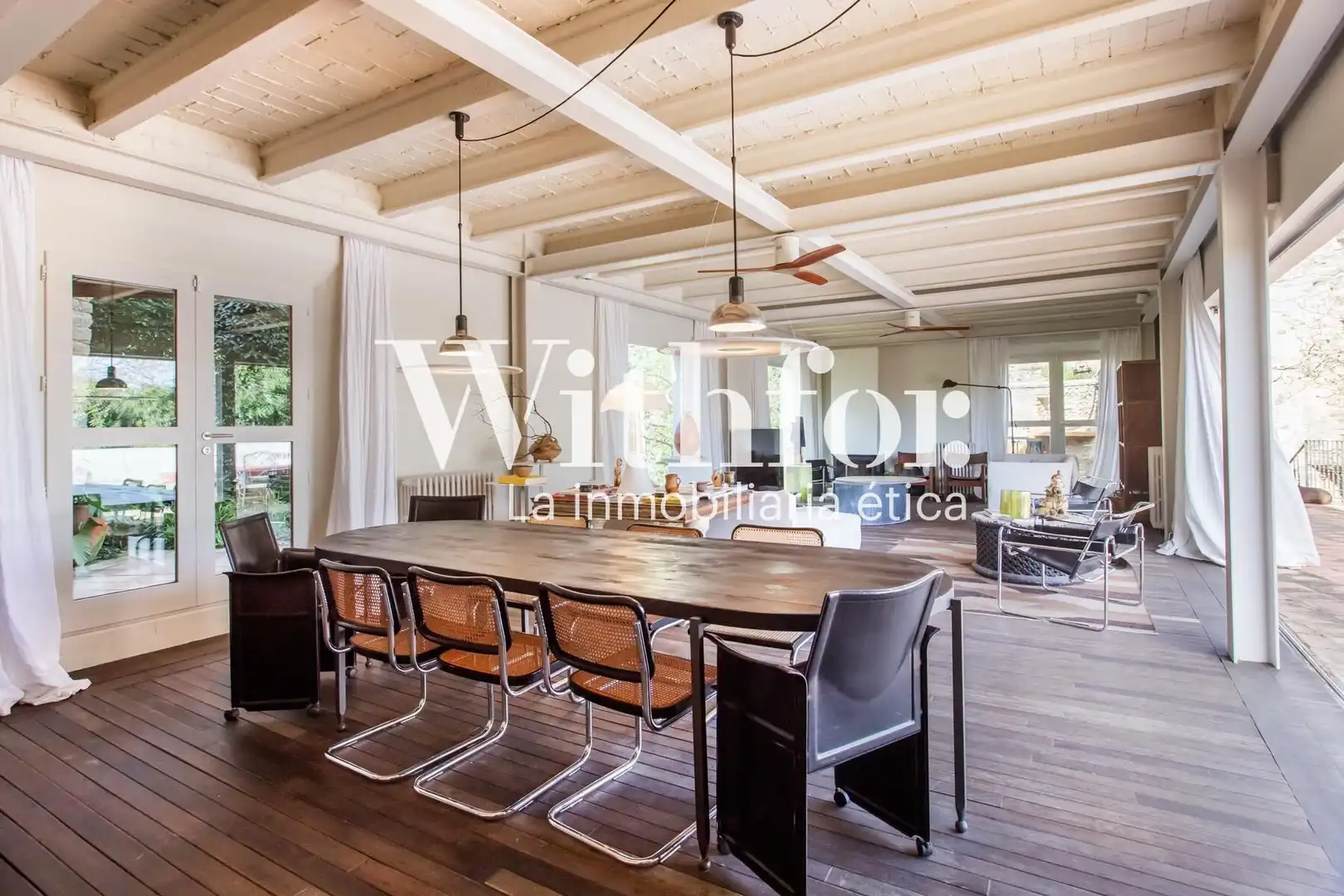 Comedor de Casa o chalet en venta en La Pera con Calefacción, Jardín privado y Terraza