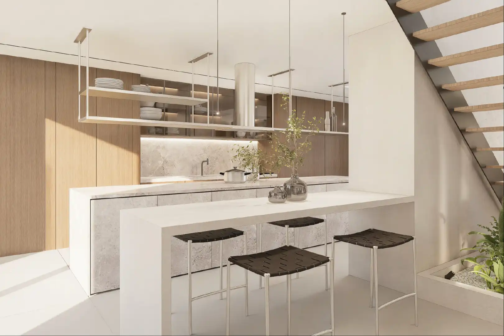Cuina de Casa o xalet en venda en Llinars del Vallès amb Aire condicionat, Jardí privat i Terrassa