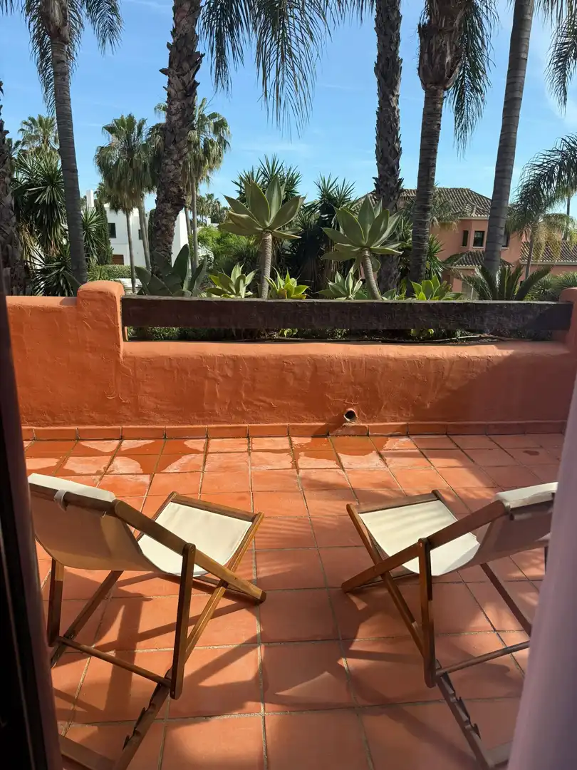 Terraza de Apartamento de alquiler en Marbella con Aire acondicionado, Calefacción y Terraza