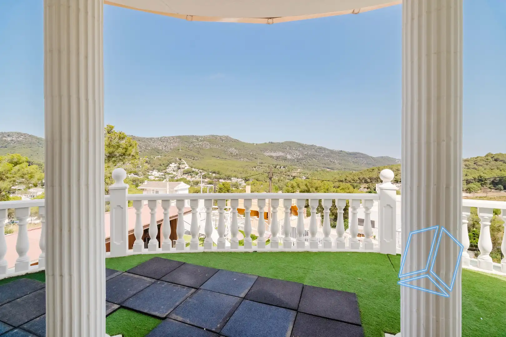 Terraza de Casa o chalet en venta en Canyelles con Piscina y Balcón