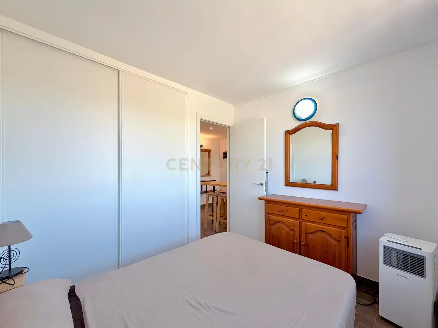 Bedroom of Flat for rent in El Campello  with Air Conditioner, Oven and Washing machine