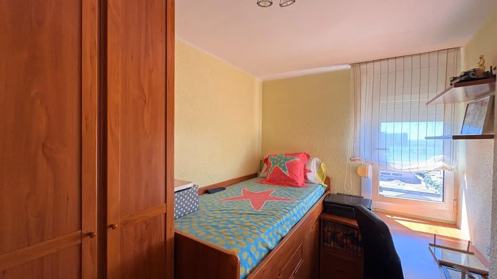 Schlafzimmer von Wohnung zum Verkauf in L'Hospitalet de Llobregat mit Parkett