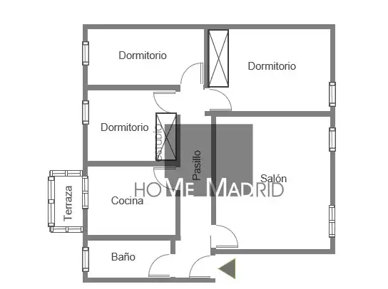 Piso en venta en Madrid con Calefacción
