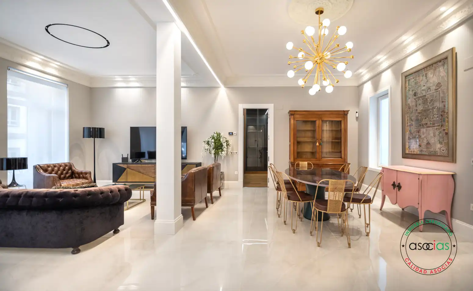 Esszimmer von Wohnung zum Verkauf in Gijón  mit Heizung