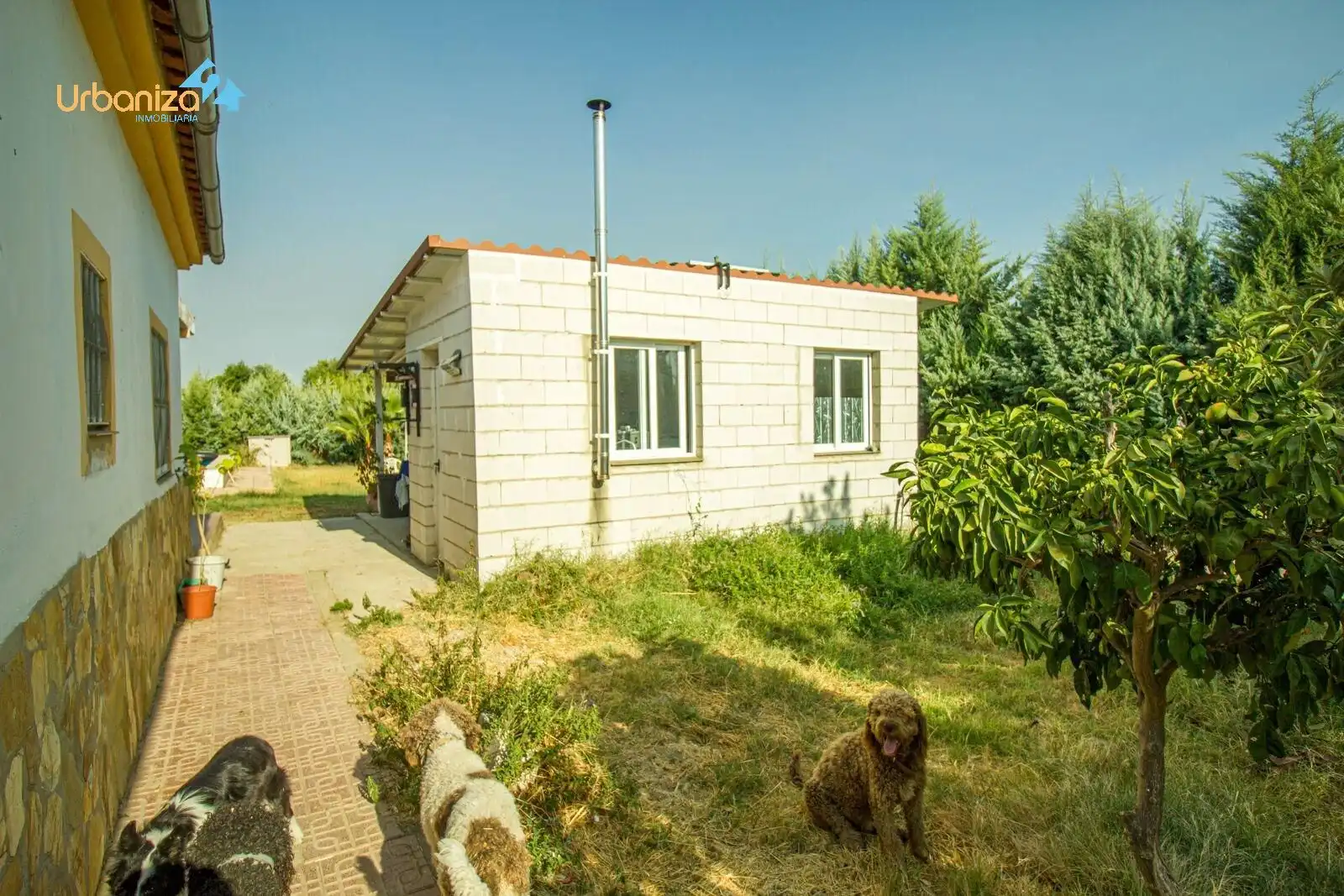 Vista exterior de Casa o chalet en venta en Badajoz con Calefacción, Jardín privado y Terraza