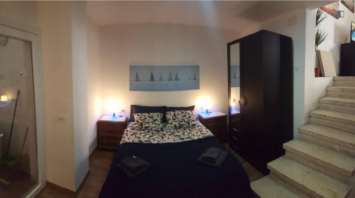 Bedroom of Apartment to rent in  Barcelona Capital  with Furnished, Oven and Washing machine