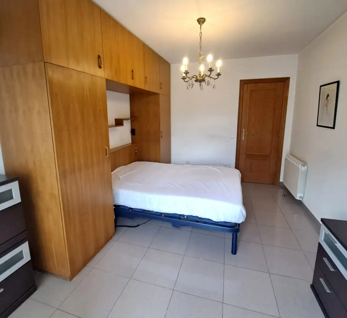Bedroom of Flat for rent in Terrassa  with Heating, Terrace and Furnished