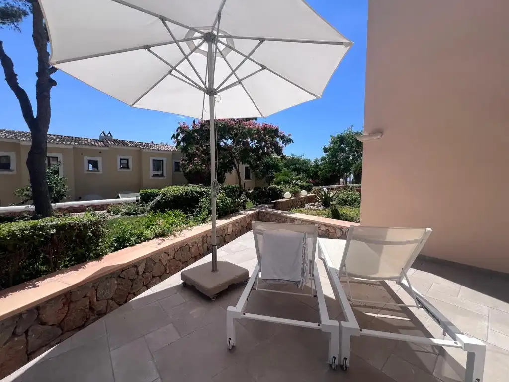 Terrassa de Apartament de lloguer en Calvià amb Aire condicionat, Jardí privat i Terrassa