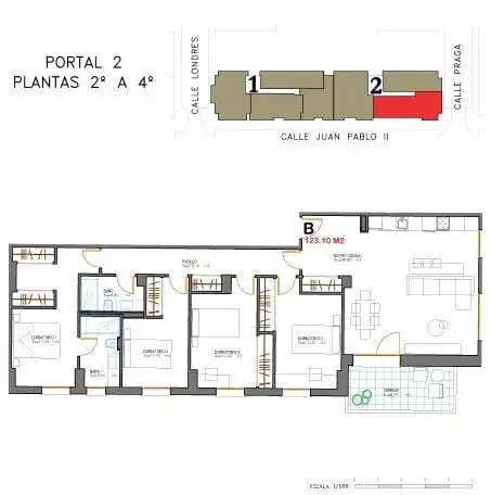 Flat with pool for sale in La Lastra, imagen 2