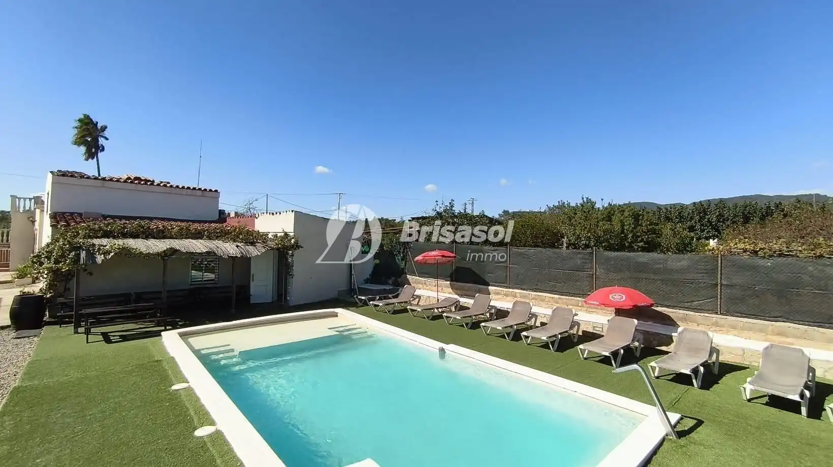 Schwimmbecken von Country house zum Verkauf in Reus mit Klimaanlage, Privatgarten und Terrasse