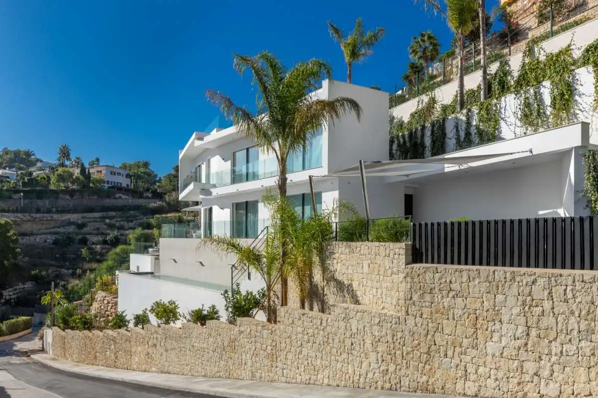 Exterior view of Houses for sale in Jávea / Xàbia  with Heating, Private garden and Terrace