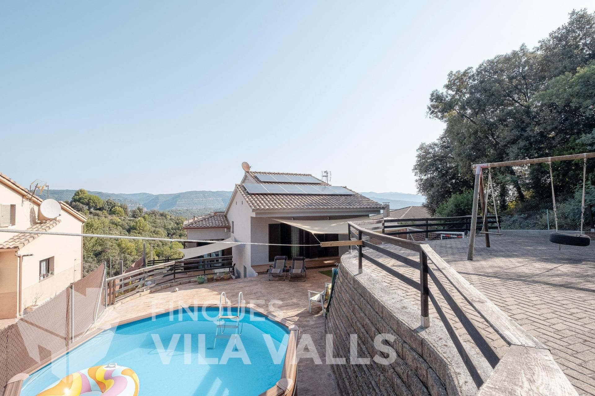 Vista exterior de Casa o chalet en venta en Bigues i Riells del Fai con Aire acondicionado, Calefacción y Jardín privado