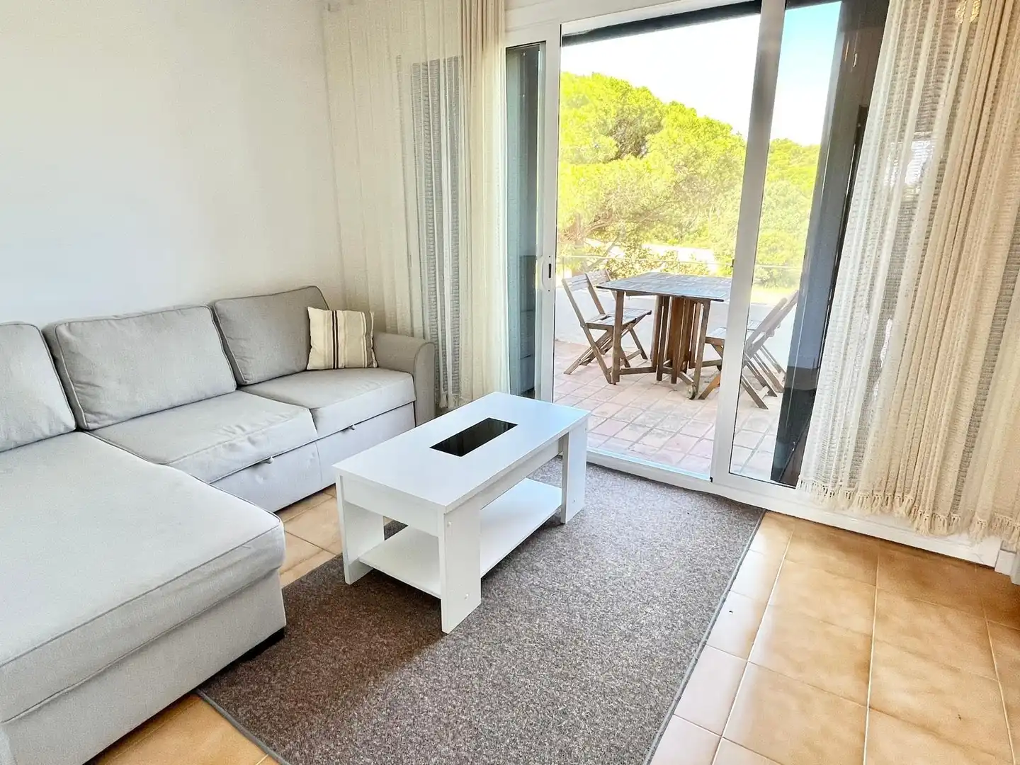 Living room of Apartments for sale in Palafrugell  with Air Conditioner, Terrace and Furnished