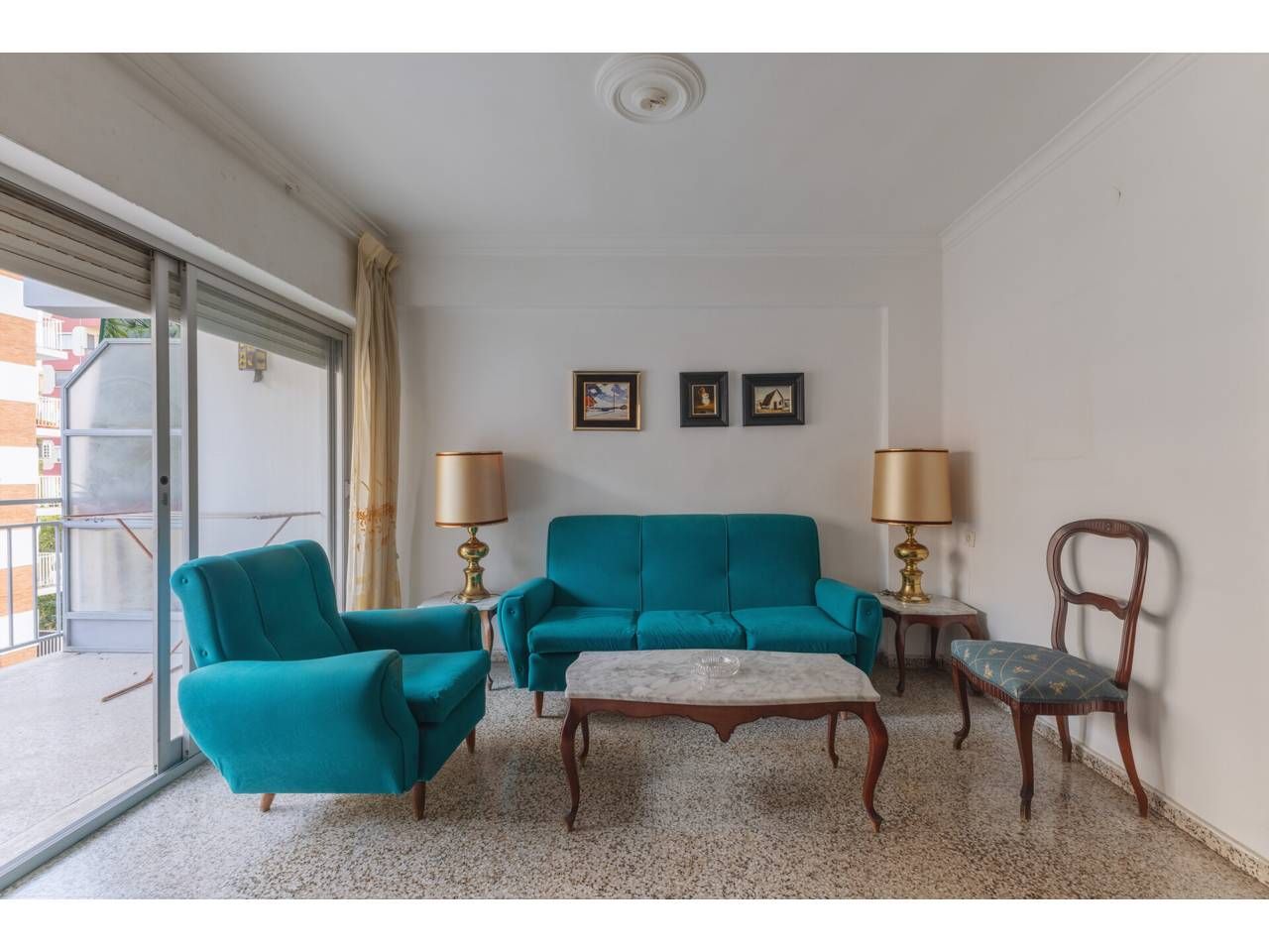 Sala de estar de Piso en venta en  Valencia Capital con Calefacción, Terraza y Amueblado