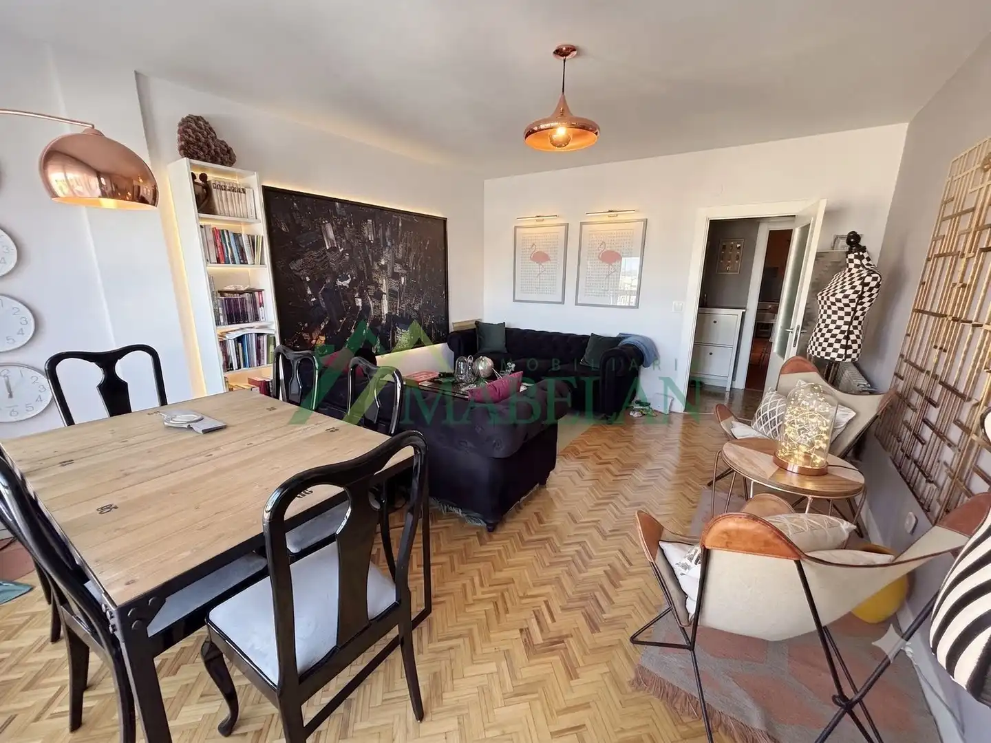 Sala d'estar de Pis en venda en Las Rozas de Madrid amb Aire condicionat i Terrassa