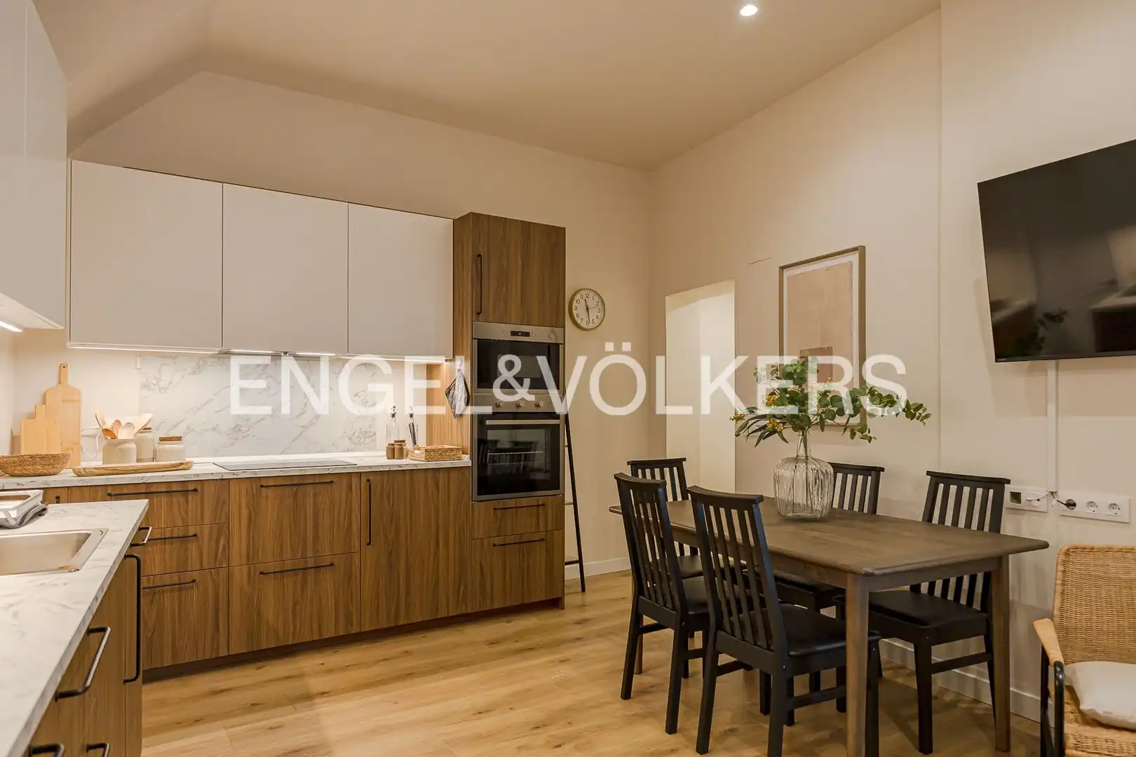 Cocina de Piso de alquiler en Madrid con Calefacción y Balcón