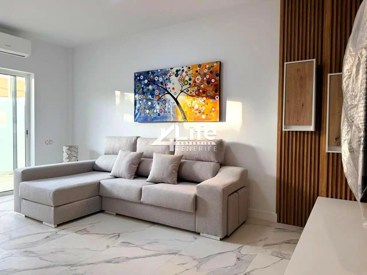 Living room of Ground floor for rent in San Miguel de Abona  with Air Conditioner and Furnished