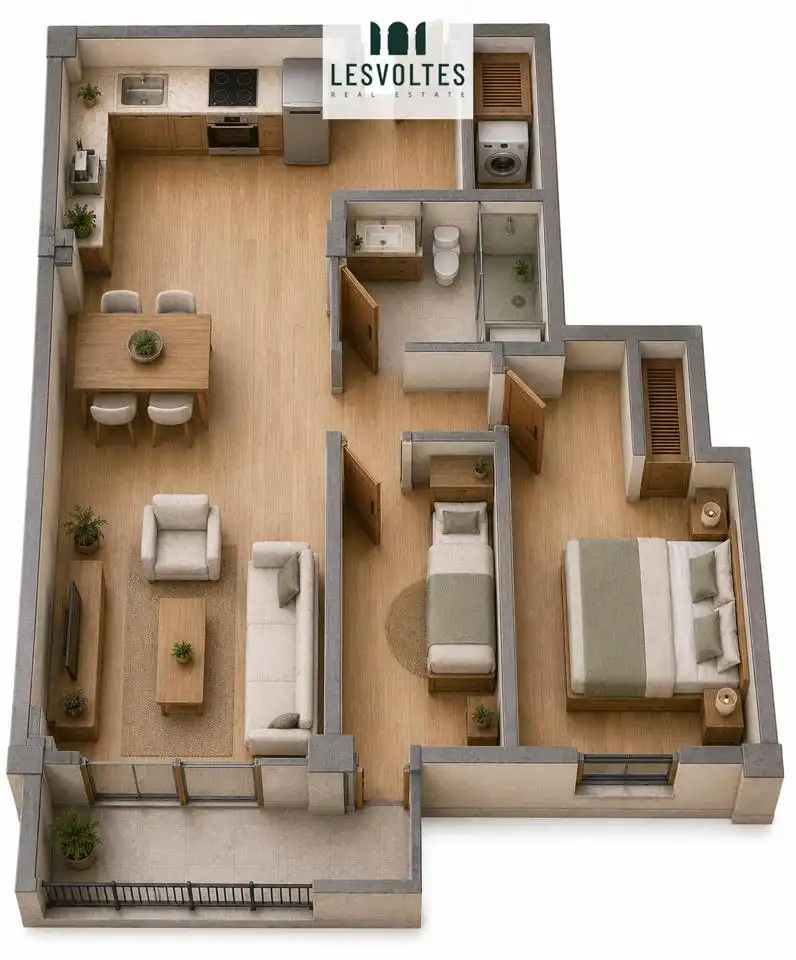 Flat for sale in Palafrugell  with Air Conditioner, Parquet flooring and Balcony