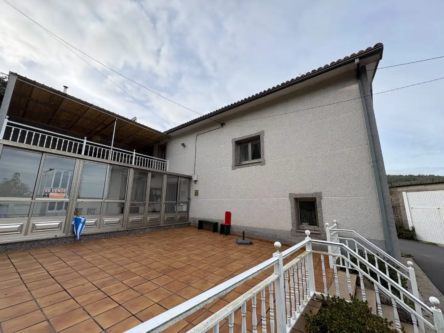 Vista exterior de Casa o chalet en venta en Carral con Terraza