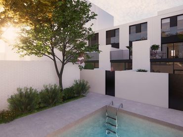 Casa amb piscina en venda a Centre - Sant Oleguer