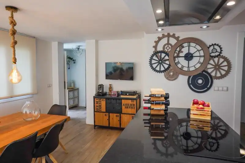 Kitchen of Detached homes for sale in Benalmádena  with Air Conditioner, Terrace and Swimming Pool