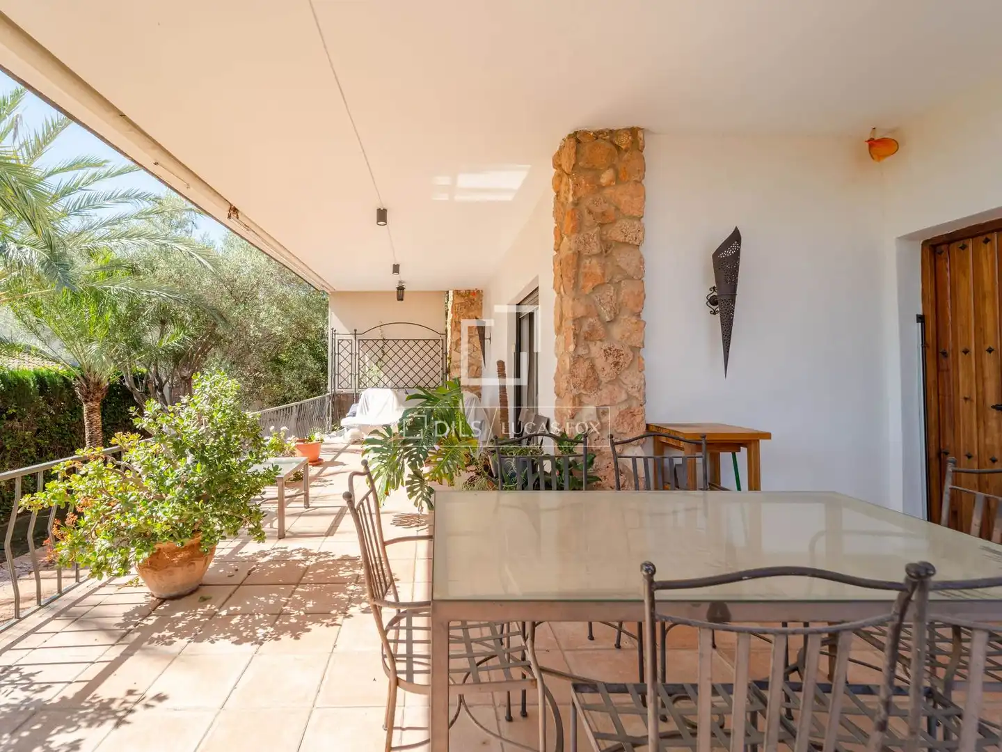 Terrassa de Casa o xalet en venda en Riba-roja de Túria amb Aire condicionat, Jardí privat i Terrassa