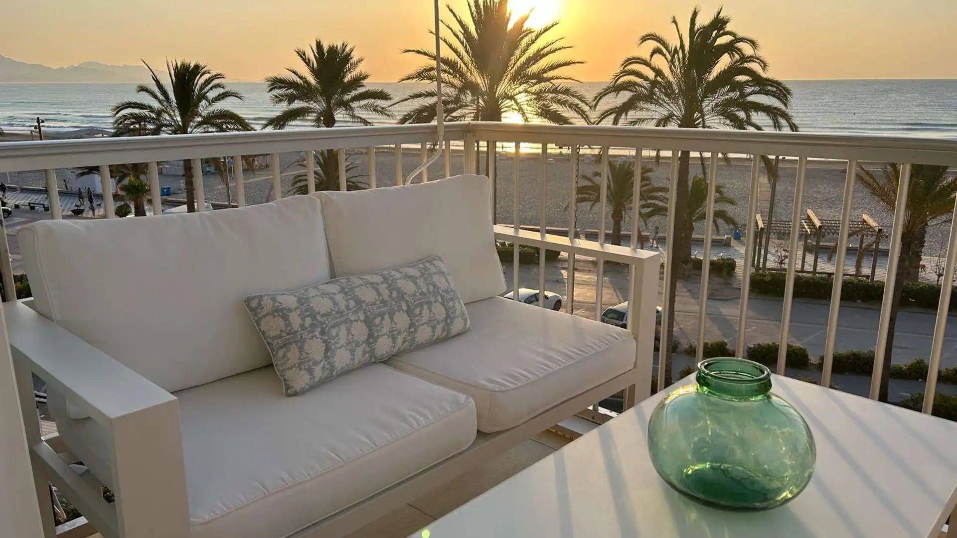 Terraza de Apartamento para compartir en Alicante / Alacant con Aire acondicionado, Terraza y Amueblado