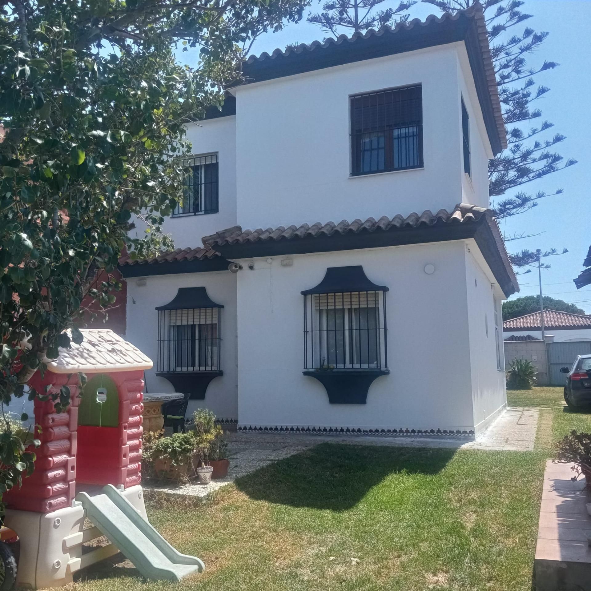 Exterior view of House or chalet for sale in Chiclana de la Frontera  with Terrace