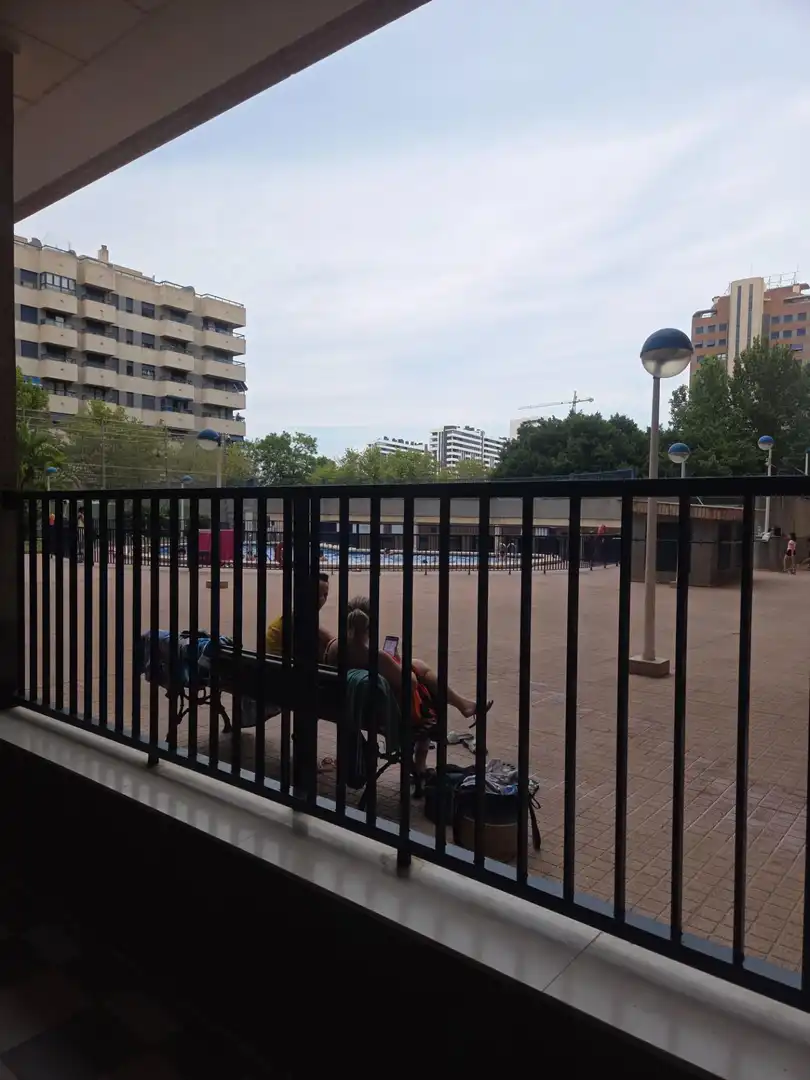 Terrace of Flat for rent in Valencia  with Air Conditioner, Parquet flooring and Balcony