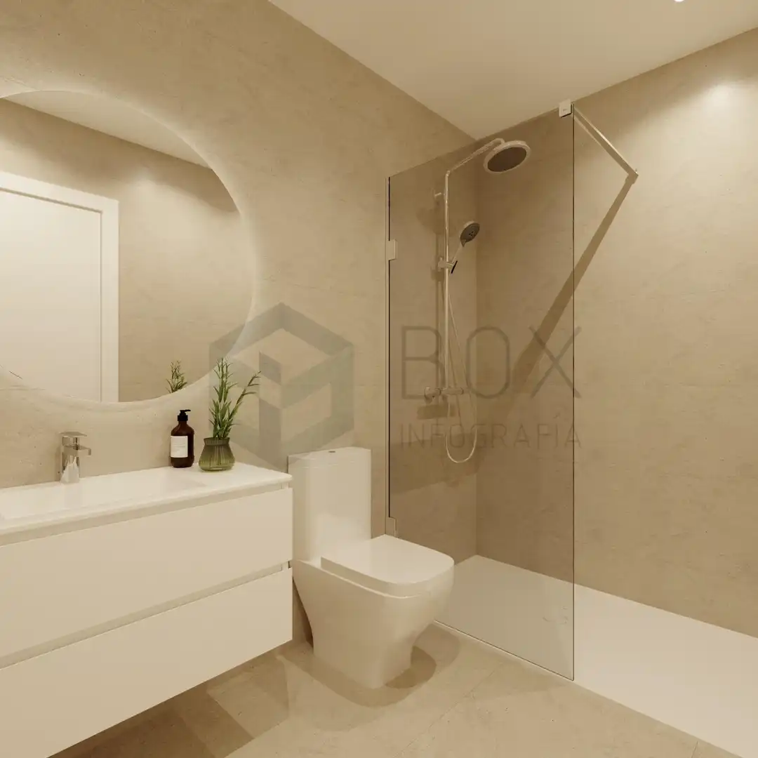 Baño de Ático en venta en Murcia con Terraza, Trastero y Balcón
