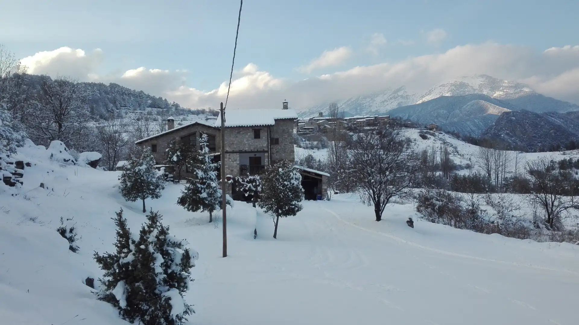 Vista exterior de Finca rústica en venta en Gósol con Calefacción, Jardín privado y Trastero