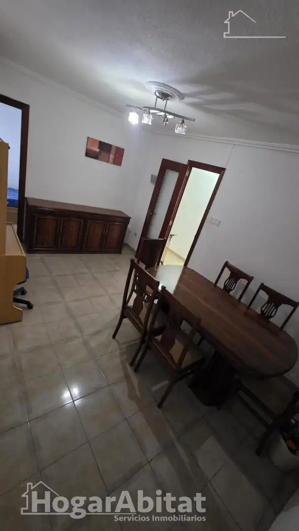 Menjador de Pis en venda en Sagunto / Sagunt amb Aire condicionat, Traster i Balcó