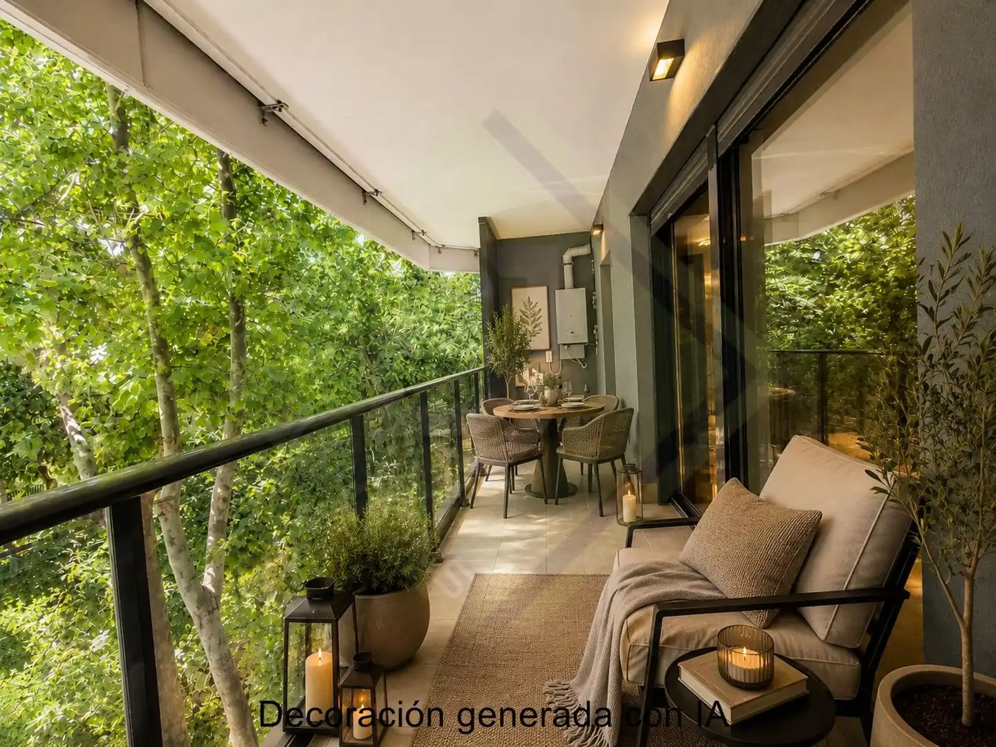 Terraza de Piso de alquiler en Mataró con Aire acondicionado, Calefacción y Parquet