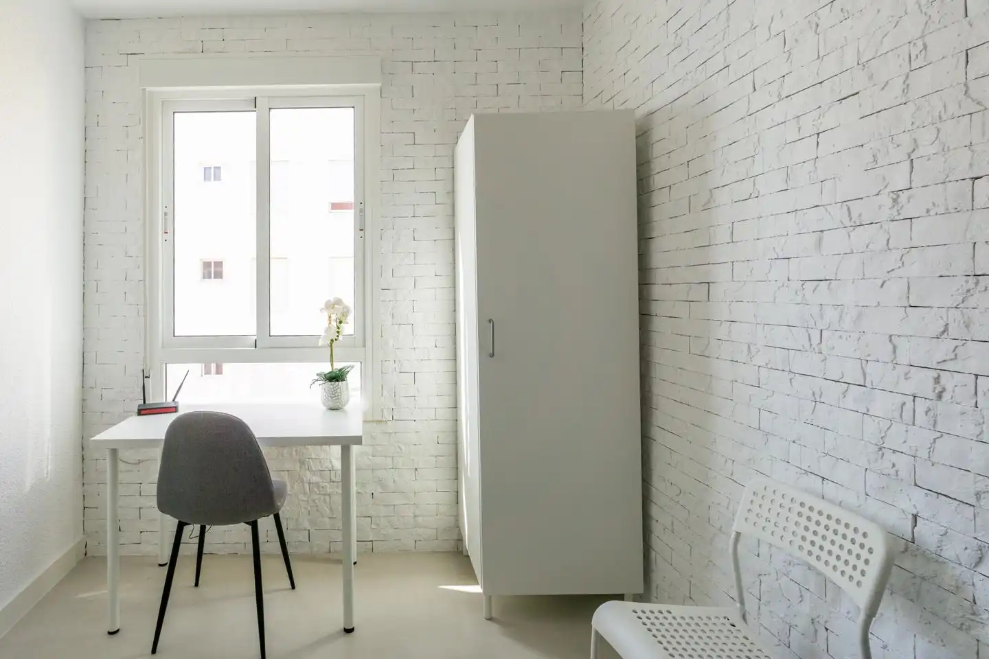 Schlafzimmer von Wohnung zum Verkauf in Santa Pola mit Klimaanlage und Terrasse