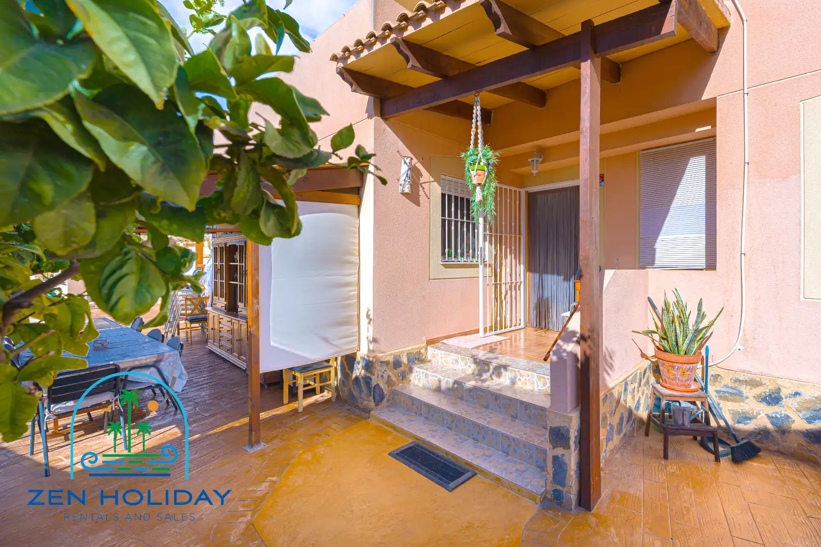 Jardín de Casa adosada en venta en Busot con Aire acondicionado, Calefacción y Jardín privado