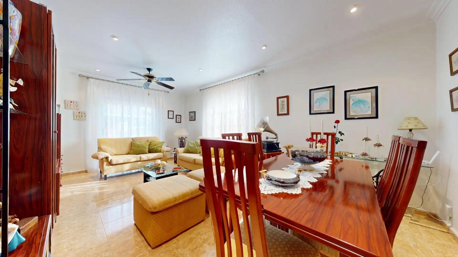 Wohnzimmer von Wohnung zum Verkauf in San Pedro del Pinatar mit Klimaanlage, Terrasse und Möbliert