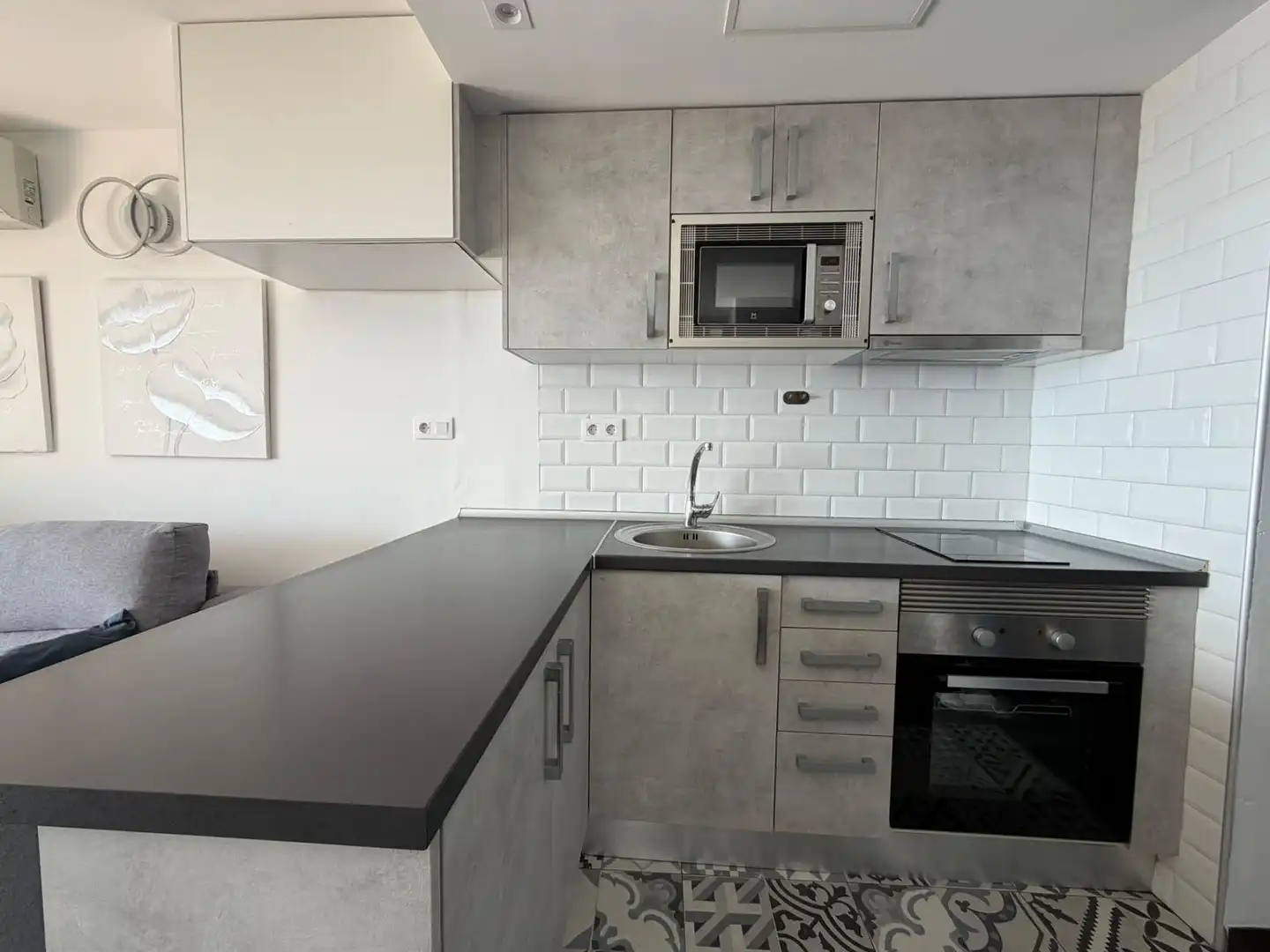 Cocina de Apartamento en venta en Salou con Aire acondicionado, Calefacción y Parquet