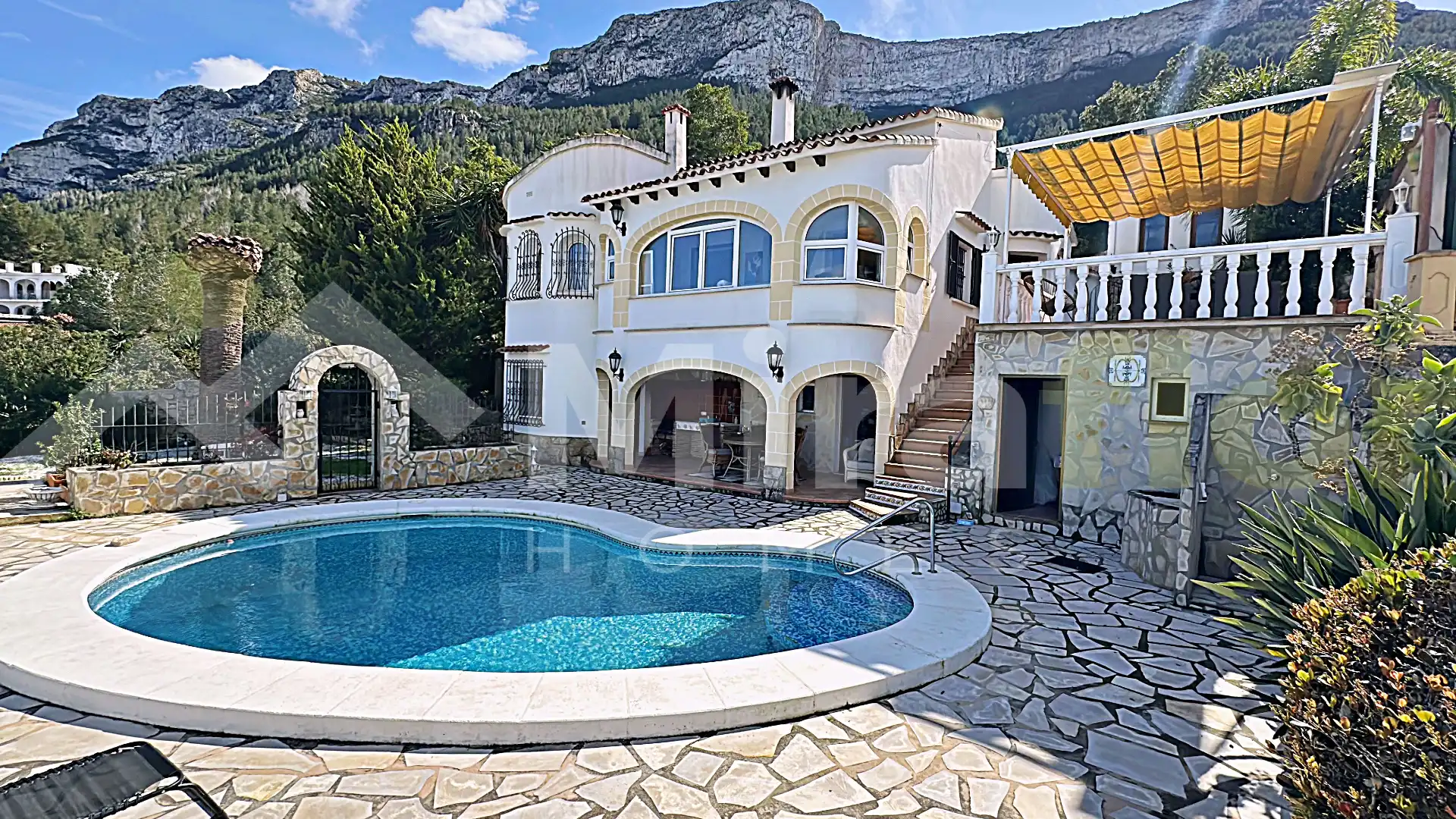 Vista exterior de Casa o chalet en venta en Dénia con Aire acondicionado, Jardín privado y Terraza