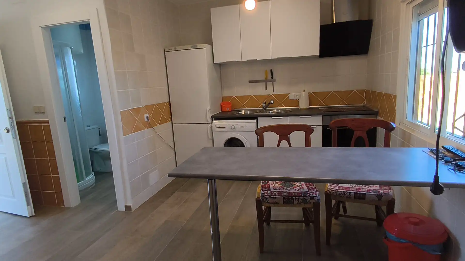 Cocina de Casa adosada de alquiler en Cartagena con Jardín privado, Amueblado y Horno