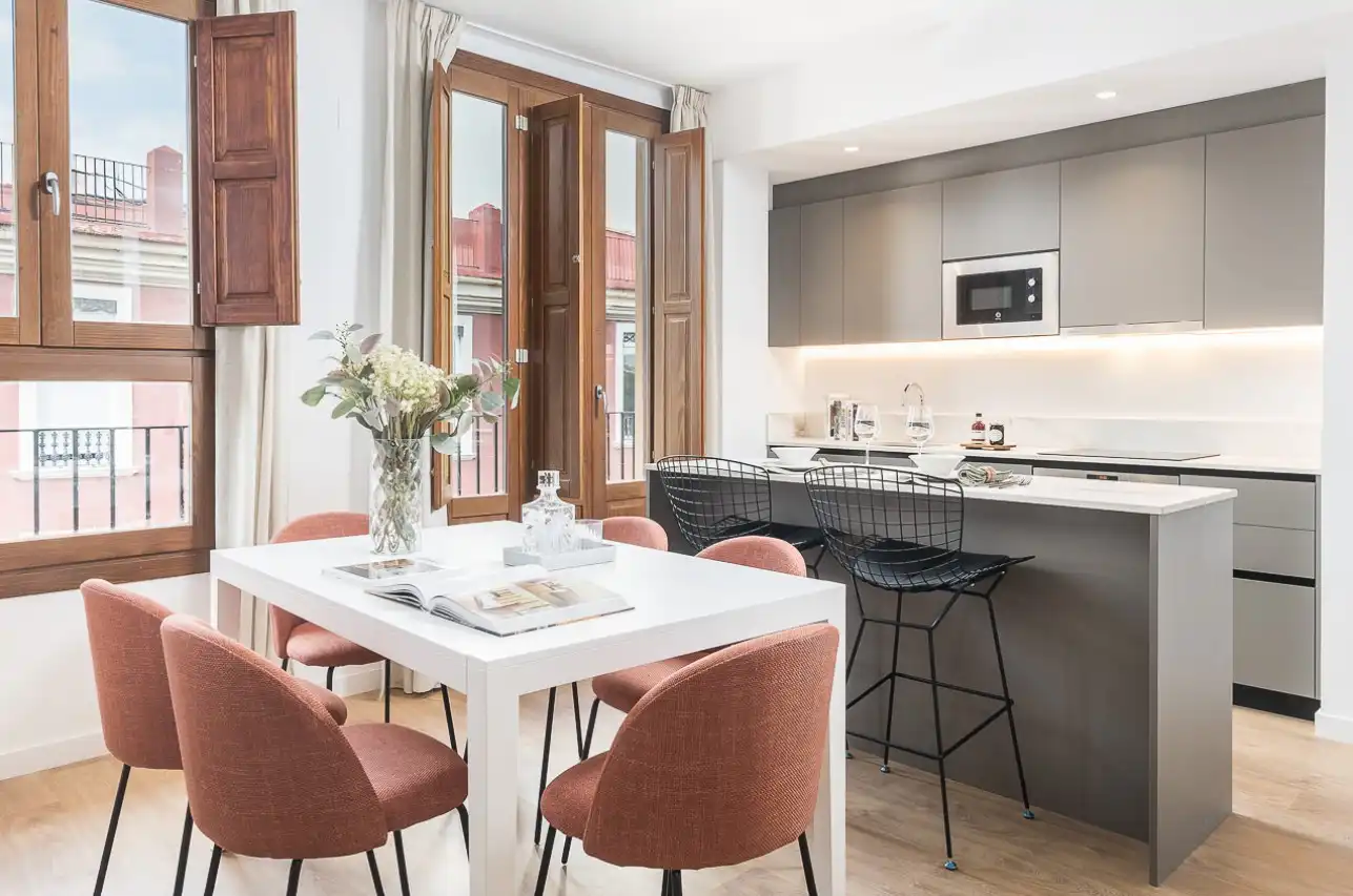Kitchen of Apartments for rent in Extramurs