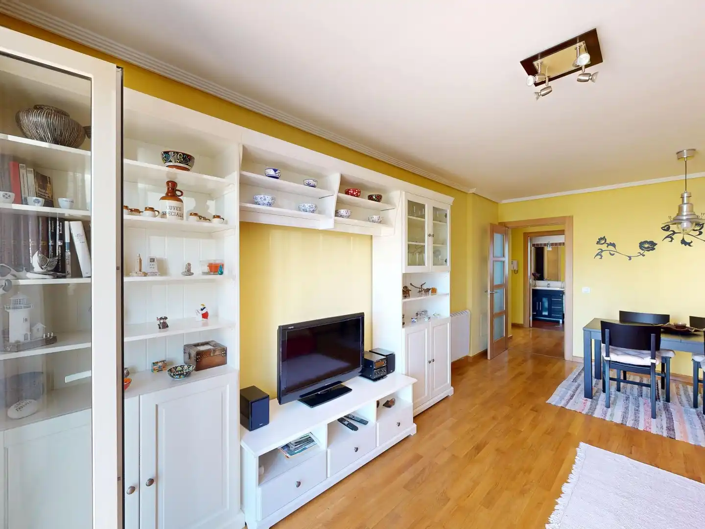 Living room of Flat for sale in Foz  with Heating, Terrace and Storage room